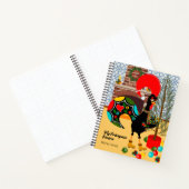 De Portugese Haan en de lichten van Kerstmis Notitieboek (Binnen)