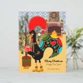 De Portugese Haan en de vreugde van het geven (Staand voorkant)