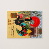 De Portugese Haan en de vreugde van het geven Legpuzzel (Horizontaal)
