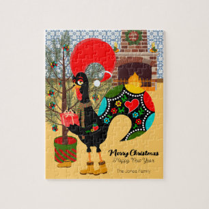 De Portugese Haan en de vreugde van het geven Legpuzzel
