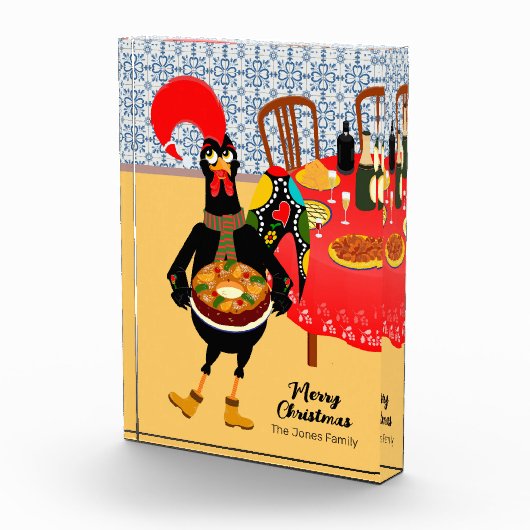 De Portugese haan houdt van King Cake Fotoblokken (Rechts)