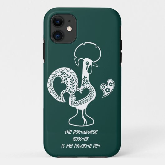 De Portugese haan is mijn favoriete huisdier Case-Mate iPhone Case (Achterkant)