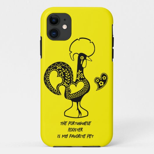 De Portugese haan is mijn favoriete huisdier Case-Mate iPhone Case (Achterkant)