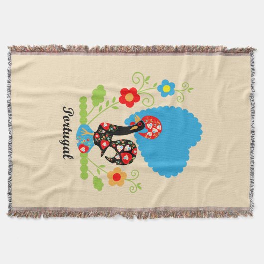 De Portugese rooster Deken (Voorkant)