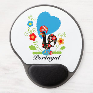 De Portugese rooster Gel Muismat