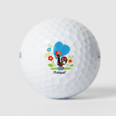 De Portugese rooster Golfballen (Voorkant)