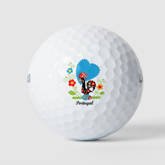 De Portugese rooster Golfballen (Voorkant)