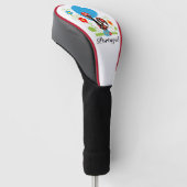 De Portugese rooster Golfheadcover (Schuin)