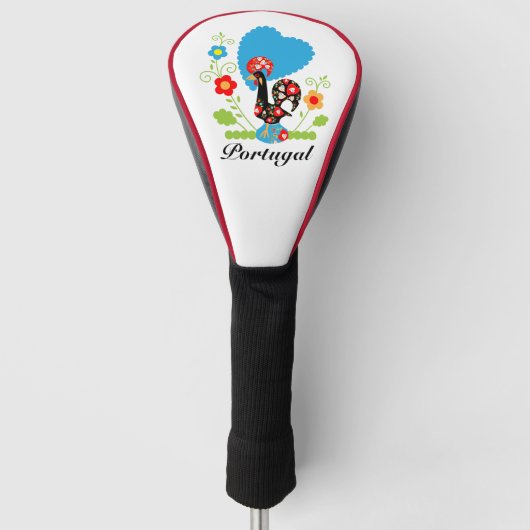 De Portugese rooster Golfheadcover (Voorkant)
