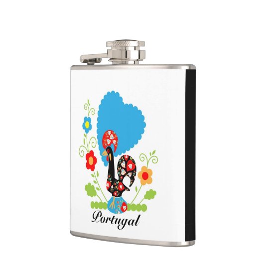 De Portugese rooster Heupfles (Links)