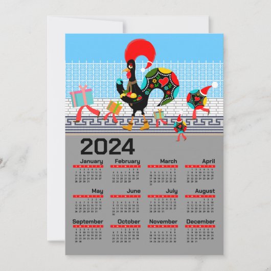 De Portugese Rooster Kerstmis 2024 (Voorkant)