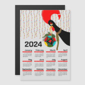 De Portugese Rooster Kerstmis 2024 Kalender (Voorkant / Achterkant)