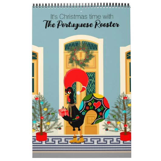 De Portugese Rooster Kerstmis 2024 Kalender (Hoes)