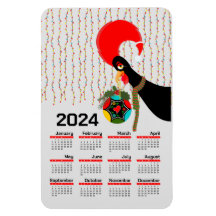 De Portugese Rooster Kerstmis 2024 Kalender