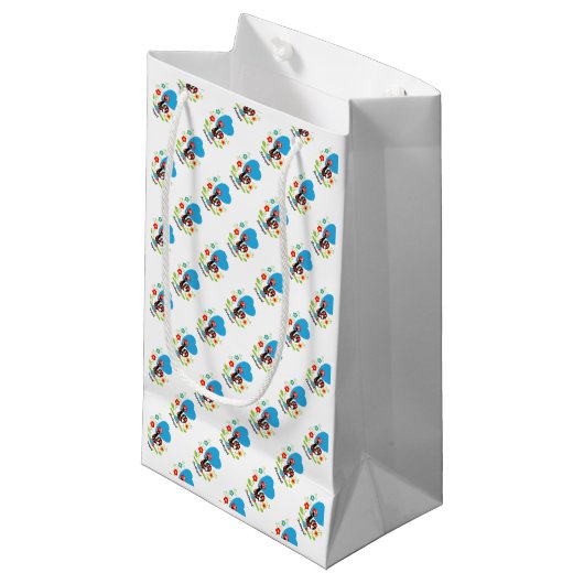 De Portugese rooster Klein Cadeauzakje (Voorkant Gekanteld)