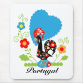 De Portugese rooster Muismat (Voorkant)