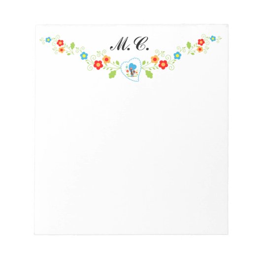 De Portugese rooster Notitieblok (Voorkant)