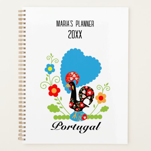 De Portugese rooster Planner (Voorkant)