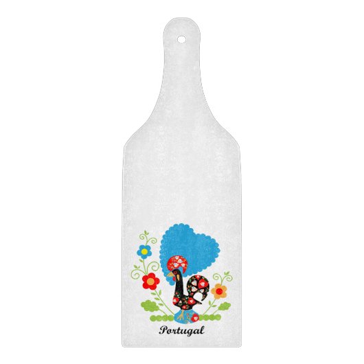 De Portugese rooster Snijplank (Voorkant)