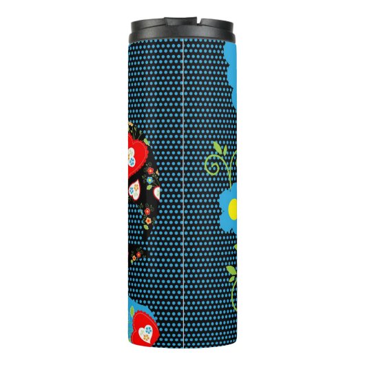 De Portugese rooster Thermosbeker (Achterkant)