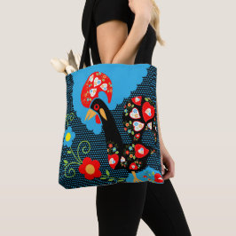 De Portugese rooster Tote Bag