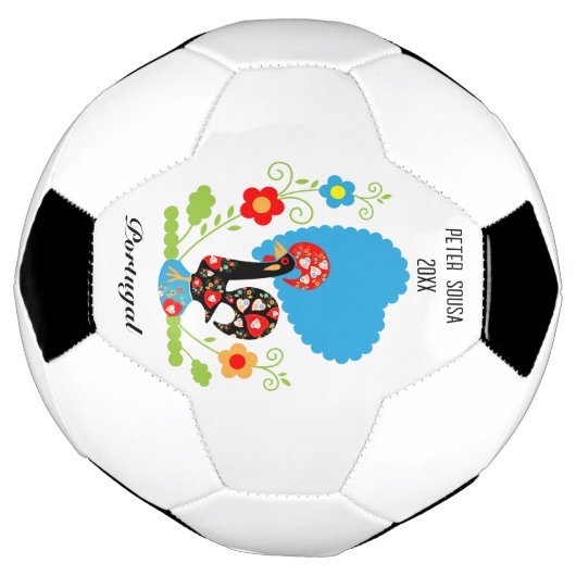 De Portugese rooster Voetbal (Gedraaid)