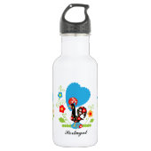 De Portugese rooster Waterfles (Voorkant)