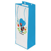 De Portugese rooster Wijn Cadeautas (Achterkant Gekanteld)