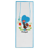 De Portugese rooster Wijn Cadeautas (Voorkant)