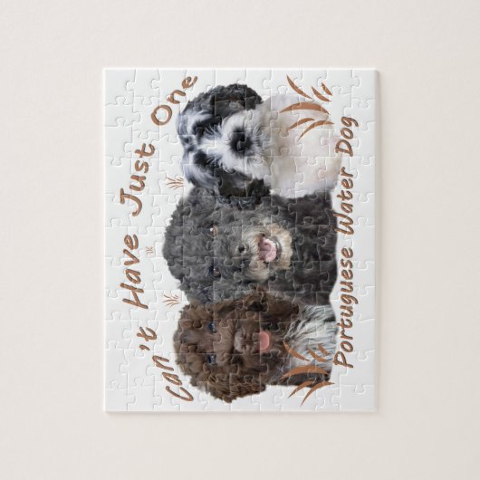 De Portugese waterhond heeft niet slechts één Legpuzzel (Verticaal)