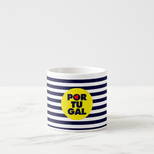 De Portugese zonneschijn Espresso Kop (Voorkant)