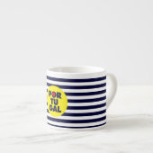 De Portugese zonneschijn Espresso Kop (Voorkant rechts)