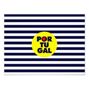 De Portugese zonneschijn Foto Afdruk
