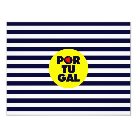 De Portugese zonneschijn Foto Afdruk (Voorkant)