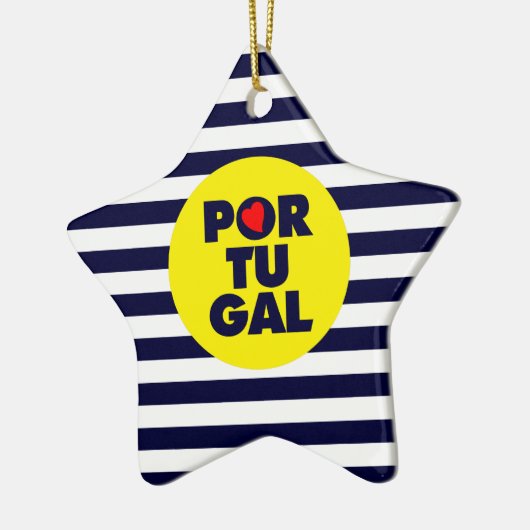 De Portugese zonneschijn Keramisch Ornament (Links)