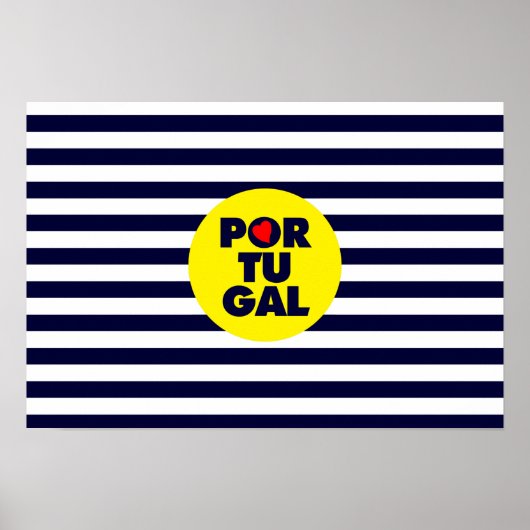 De Portugese zonneschijn Poster (Voorkant)