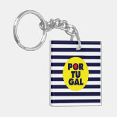 De Portugese zonneschijn Sleutelhanger (Voorkant Links)