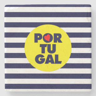 De Portugese zonneschijn Stenen Onderzetter