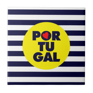 De Portugese zonneschijn Tegeltje