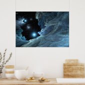 De Poseidon Nebula - 2009 verlaten Poster (Keuken)