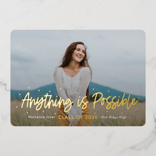 De positieve Folie I van de Uitnodiging van het Af (Voorkant)