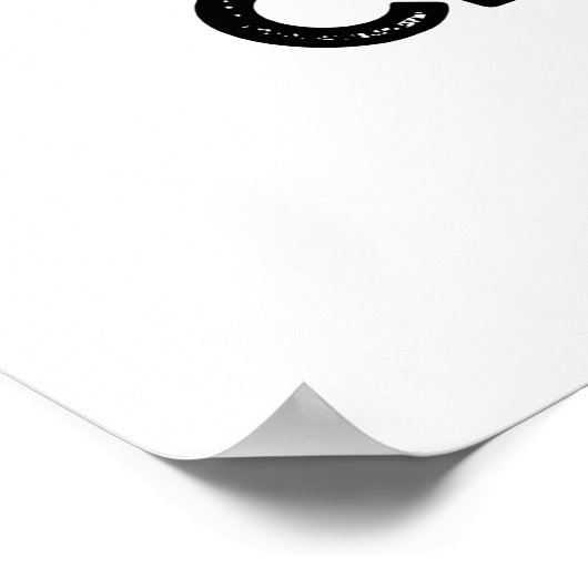 De positieve muntpincode wijzigen poster (Hoek)