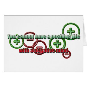 De positieve Negatieve Mening van het Leven