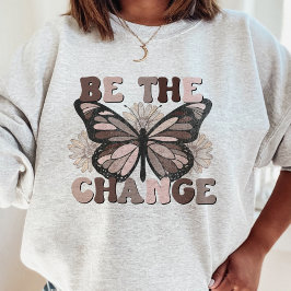 De positieve retro Floral van de Kindness van de V Trui