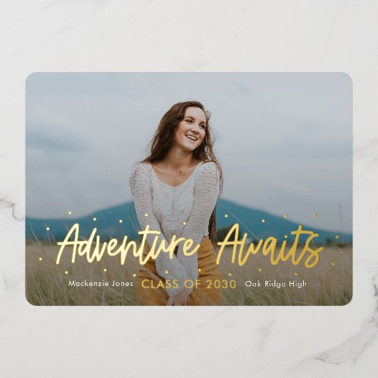 De positieve Uitnodiging van de Folie van Vooruitz (Voorkant)