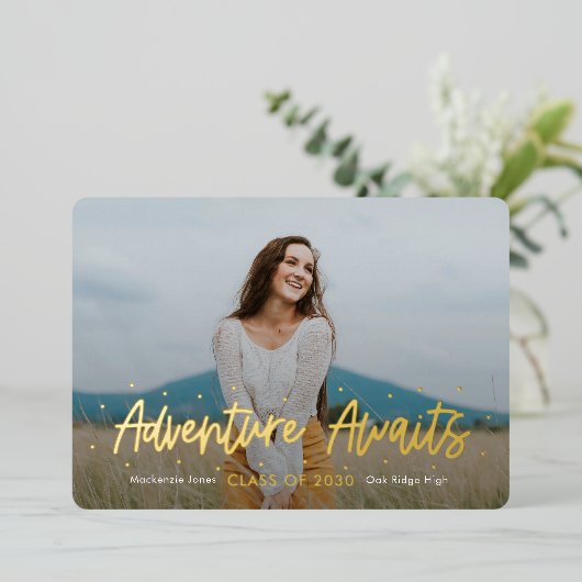 De positieve Uitnodiging van de Folie van Vooruitz (Staand Voorkant)