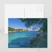 de post Cala d'Or en la isla de Mallorca Briefkaart (Voorkant / Achterkant)