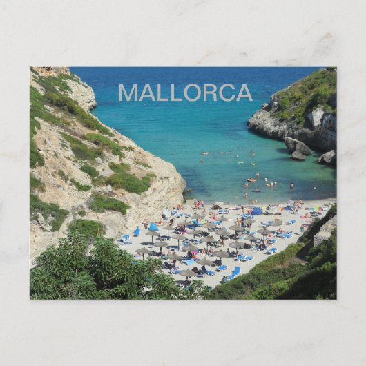 de post Calas de Mallorca Briefkaart (Voorkant)