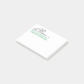 De post-het-Nota's van de golfspeler Post-it® Notes (Schuin)