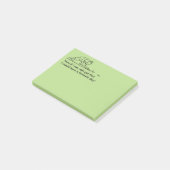 De post-het-Nota's van de golfspeler Post-it® Notes (Schuin)